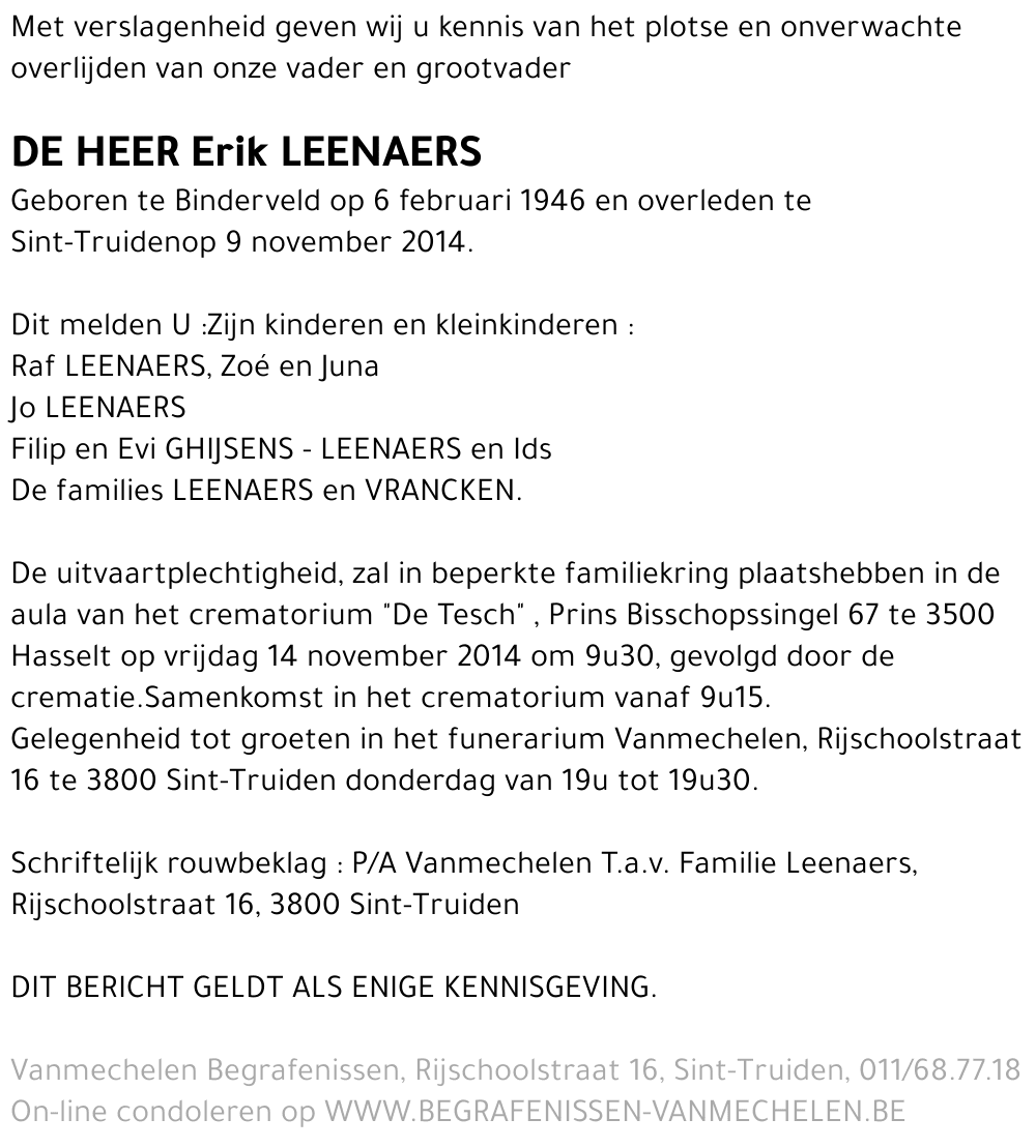 Erik Leenaers