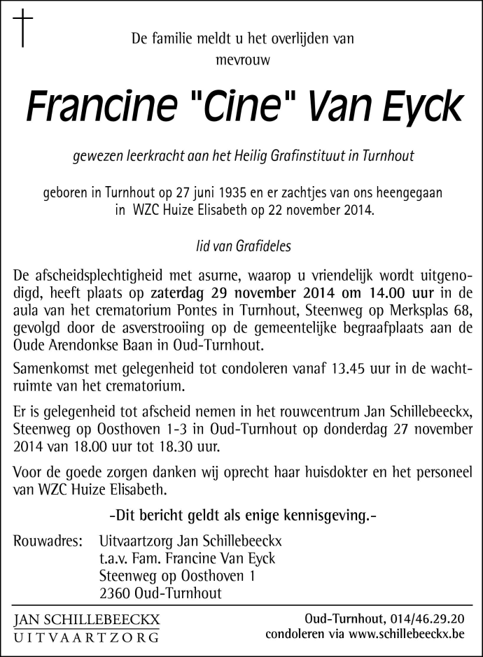 Francine Van Eyck