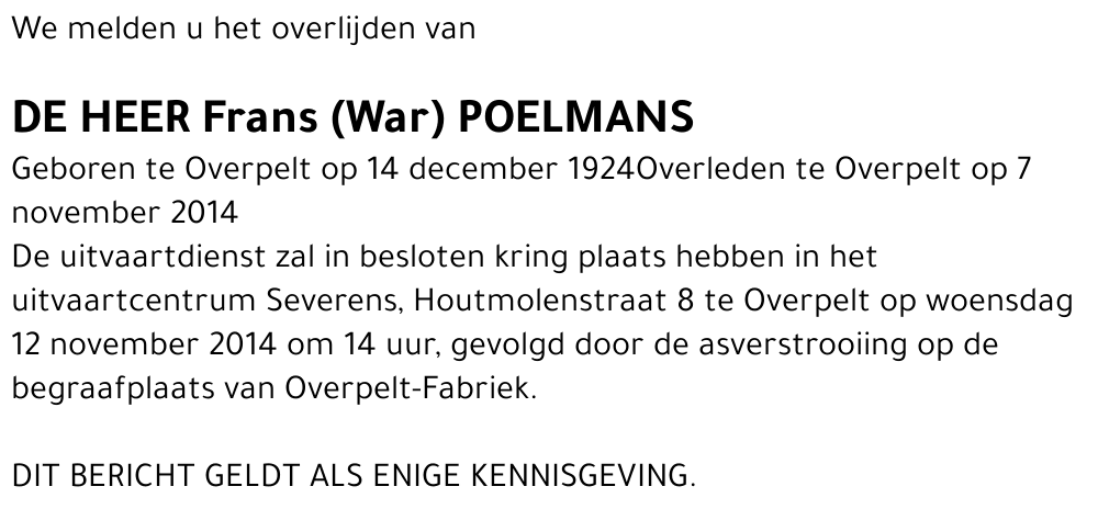 Frans Poelmans
