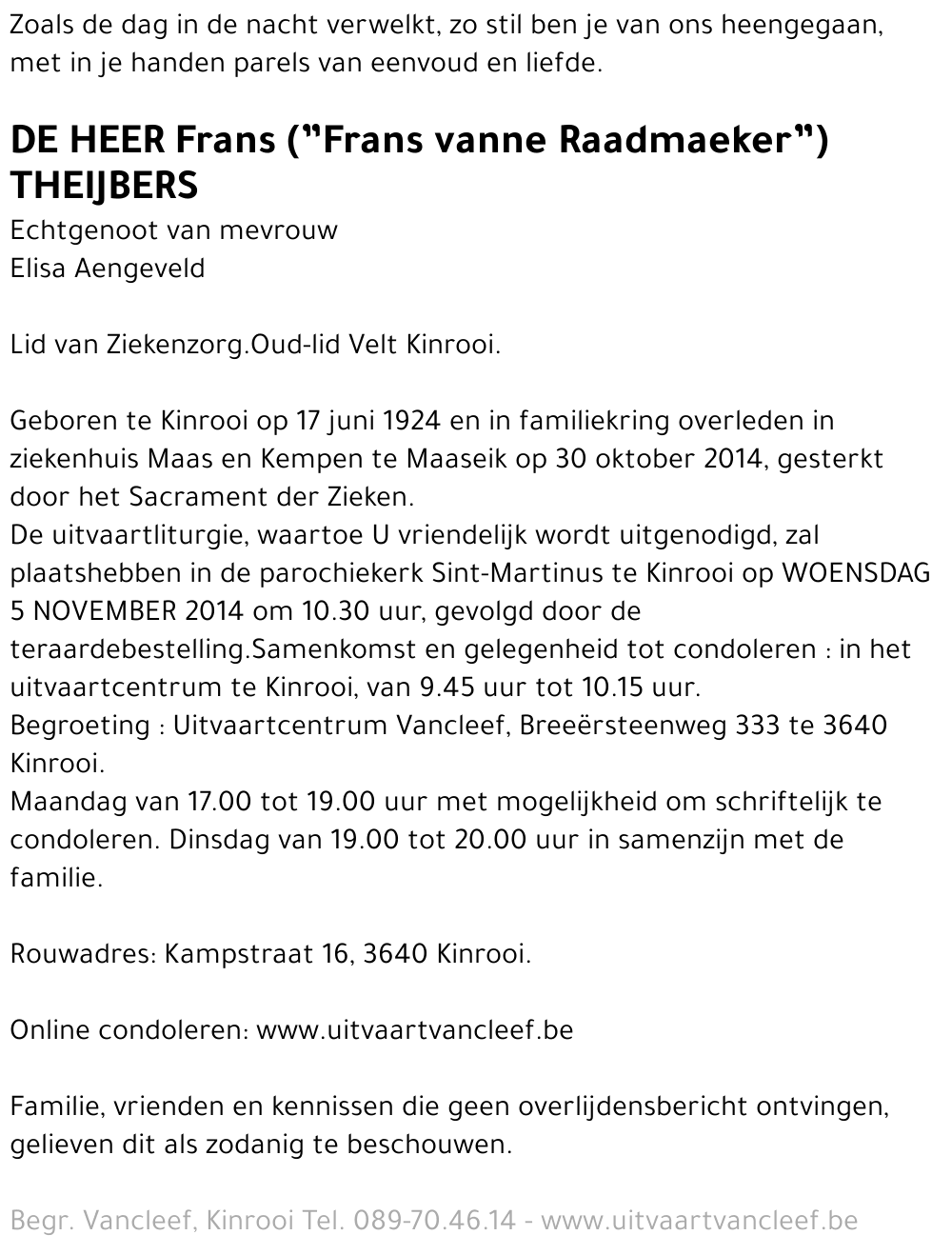 Frans Theijbers
