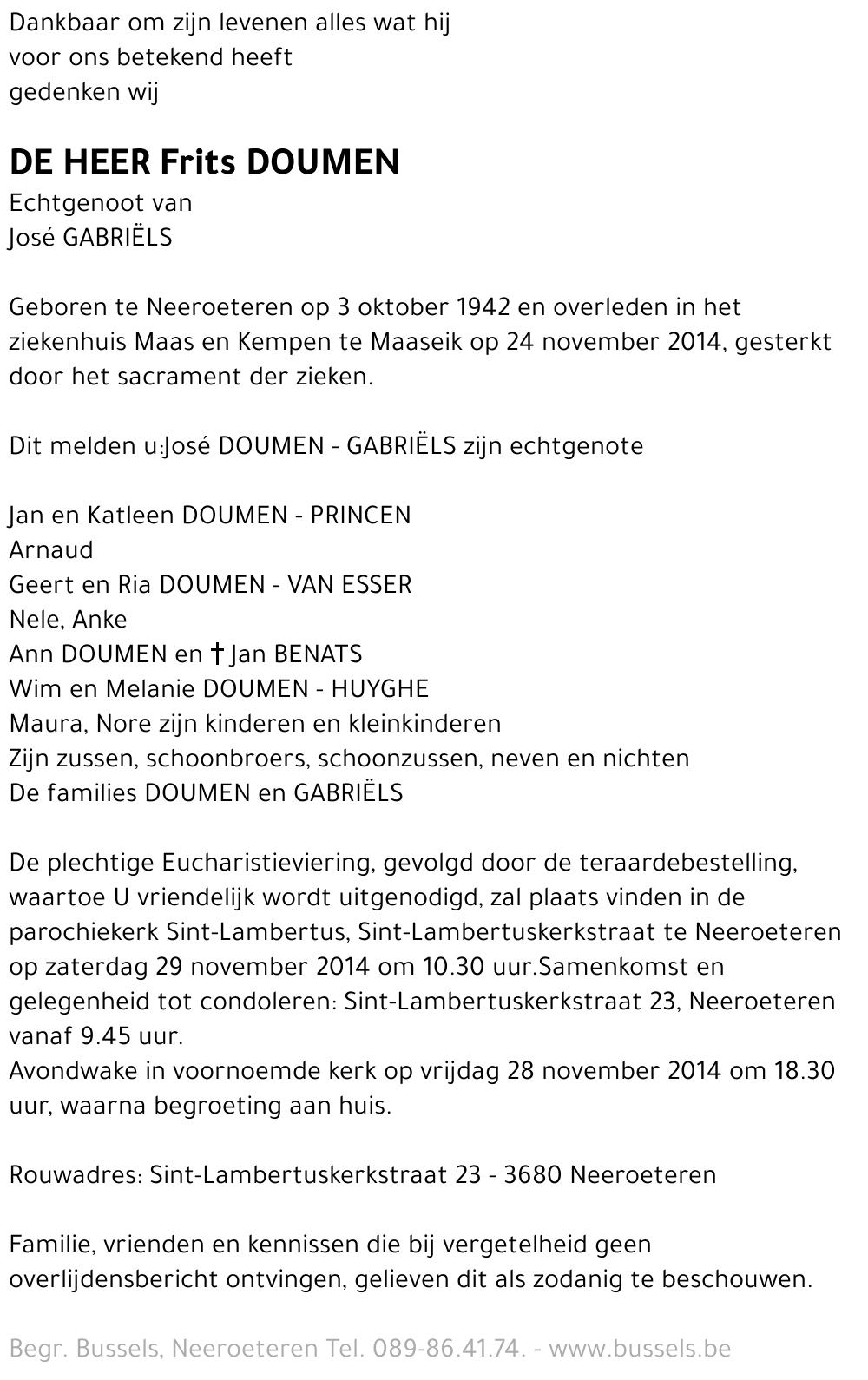 Frits DOUMEN