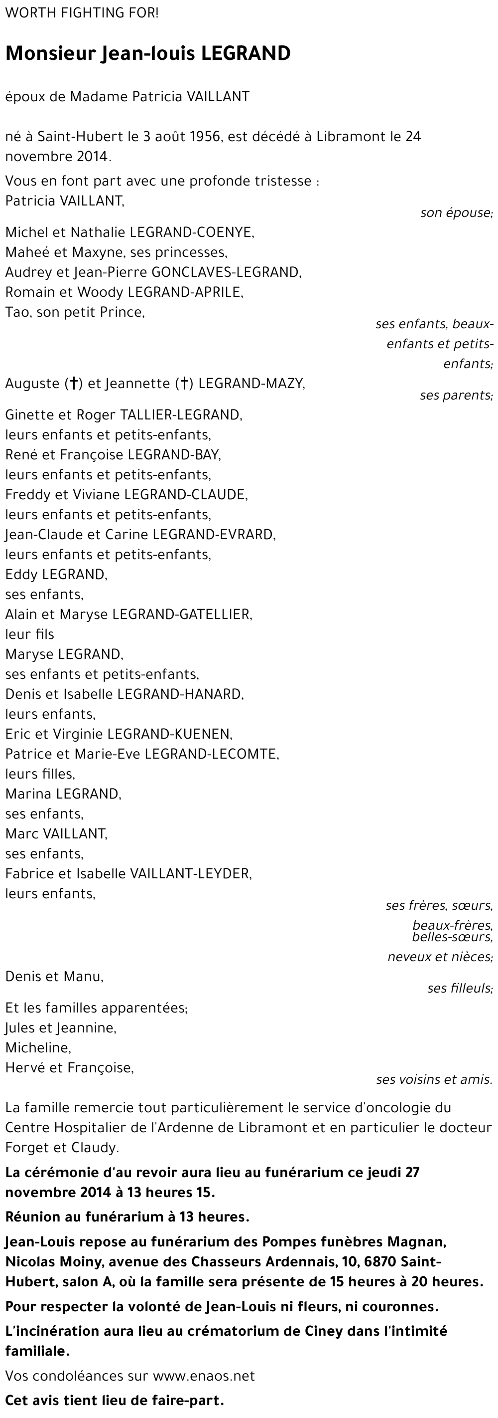 Jean-louis LEGRAND