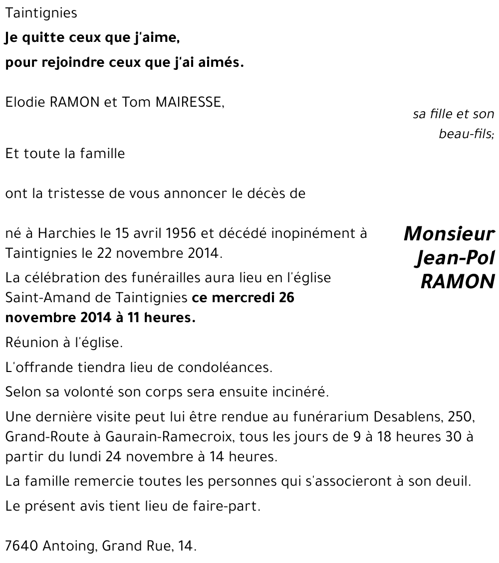 Jean-Pol RAMON