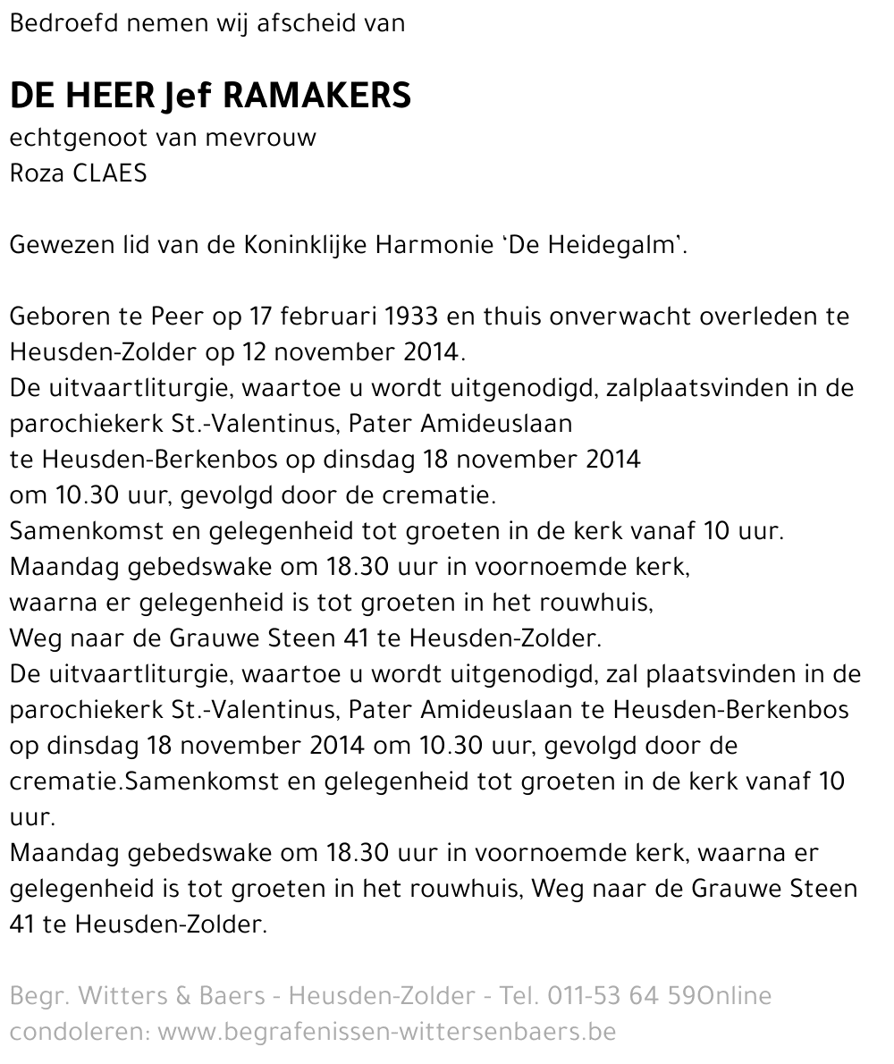 Jef Ramakers