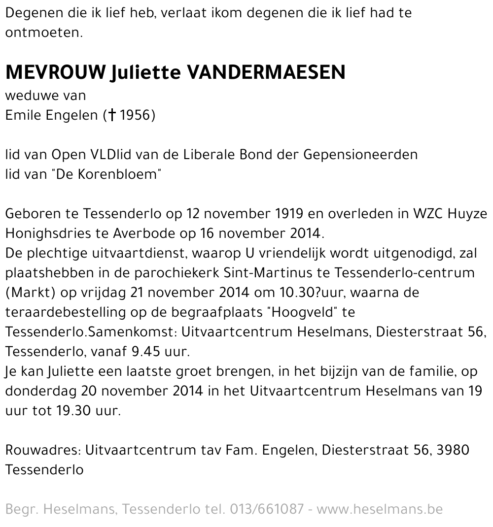 Juliette Vandermaesen