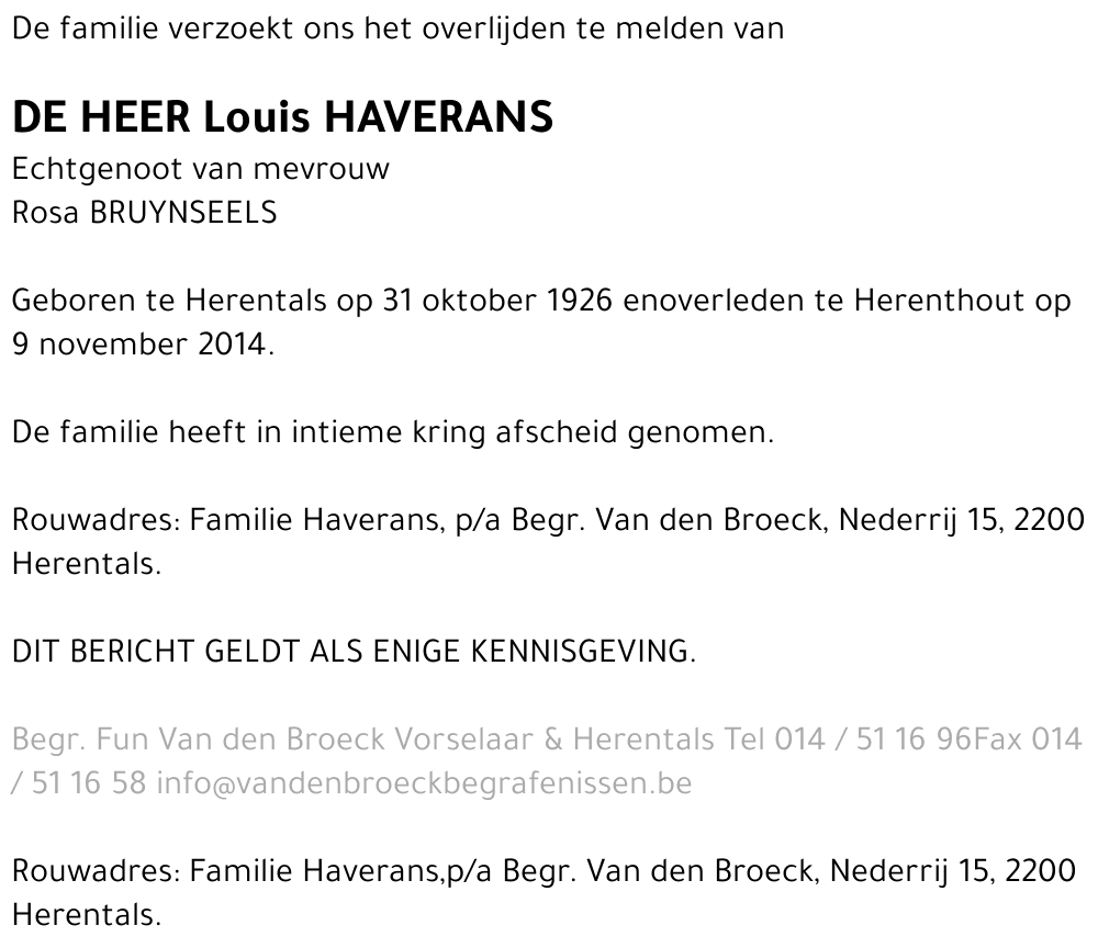 Louis Haverans