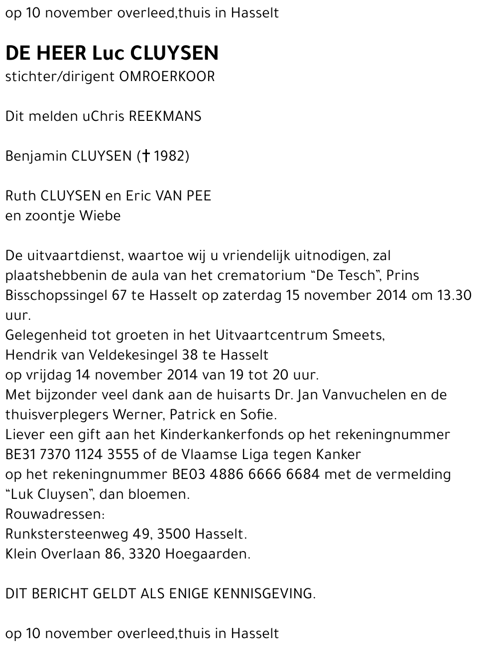 Luc Cluysen