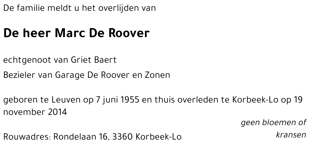 Marc De Roover