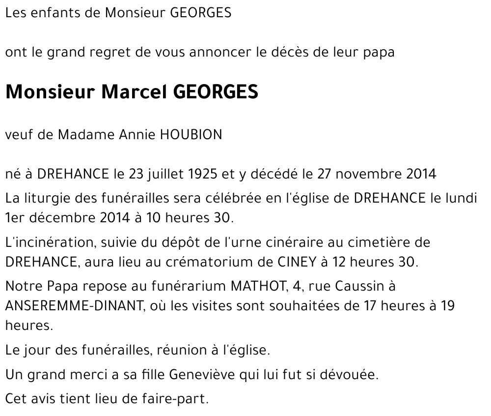Marcel georges