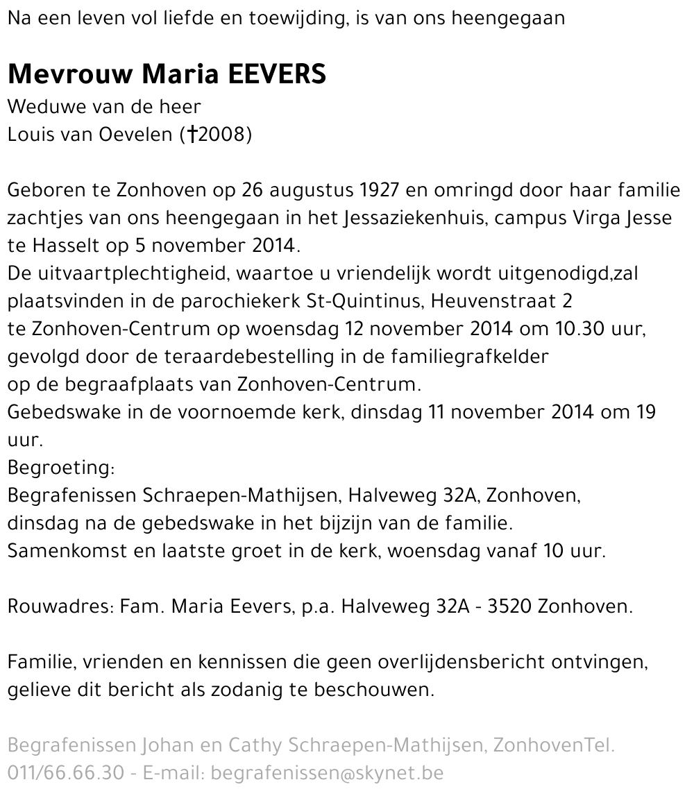 Maria Eevers