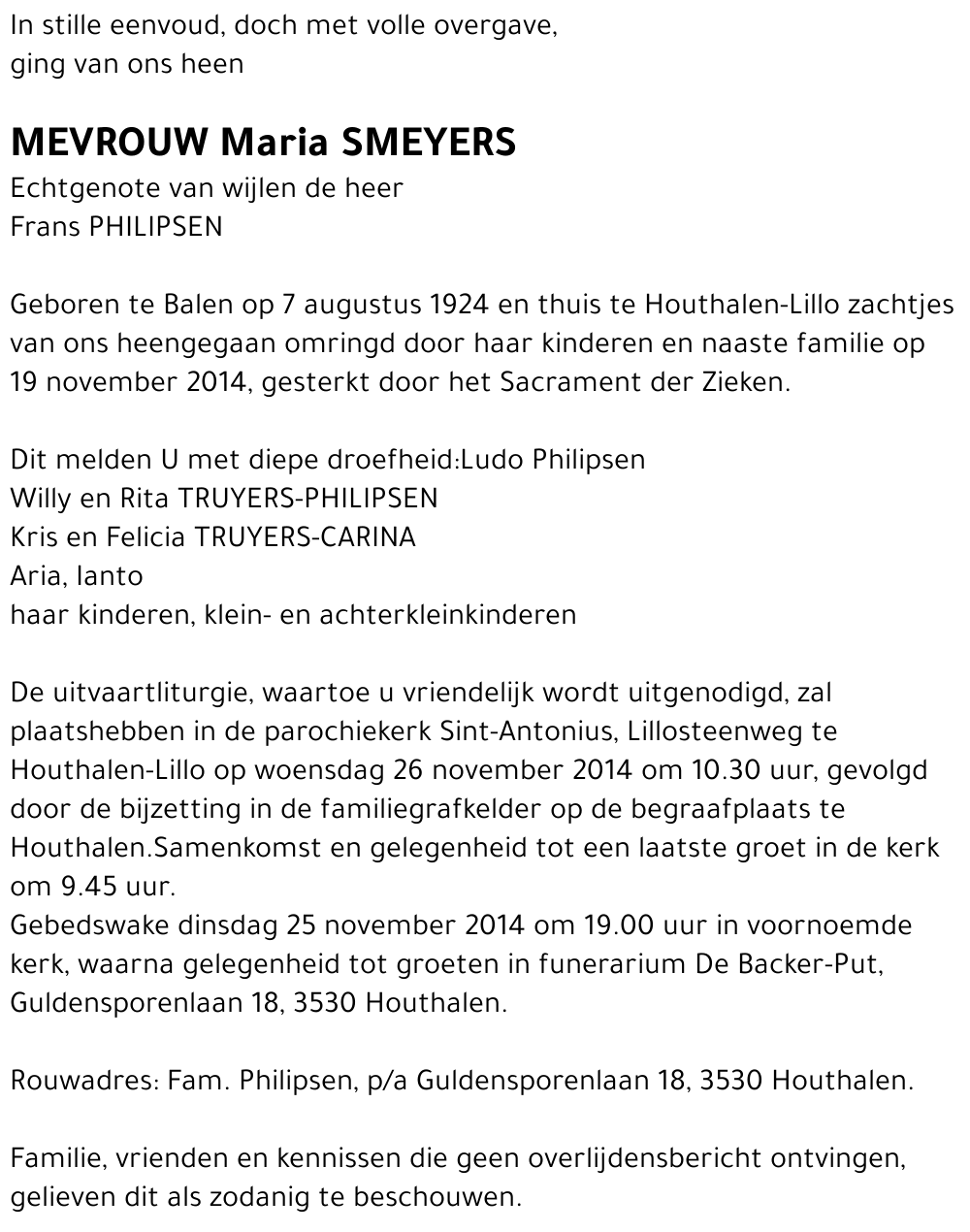 Maria SMEYERS