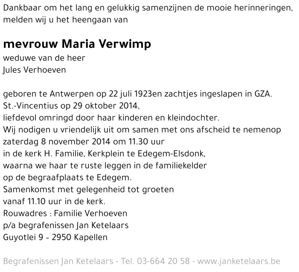 Maria Verwimp