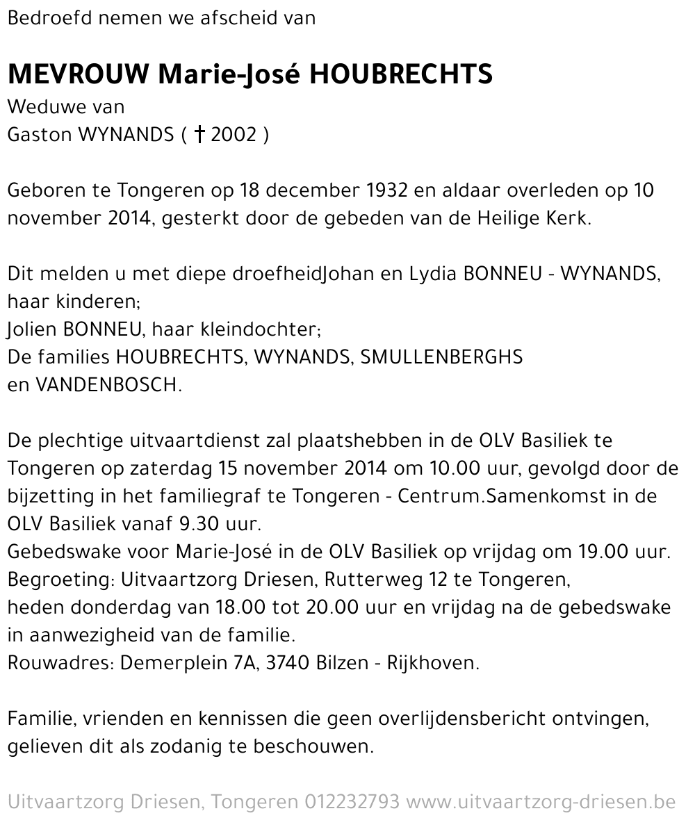 Marie-José Houbrechts