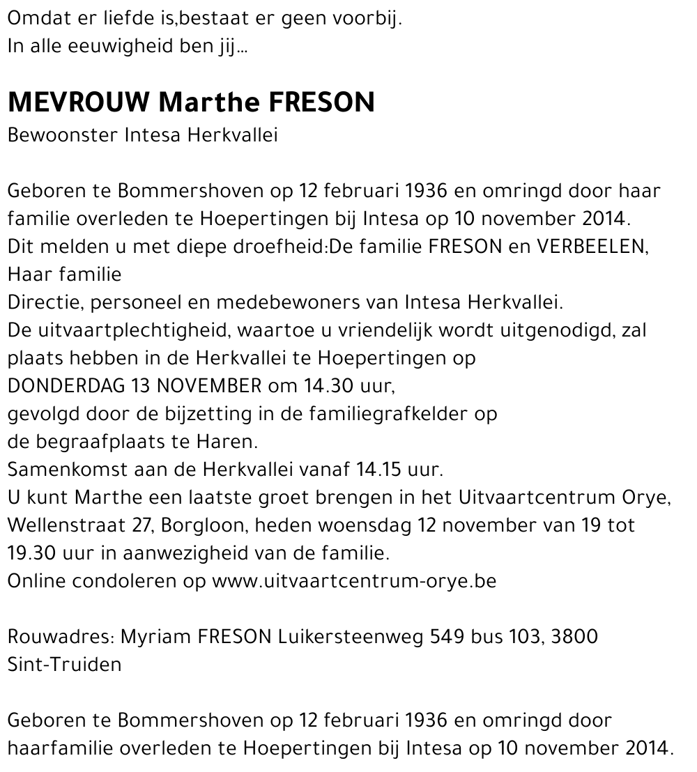 Marthe Freson