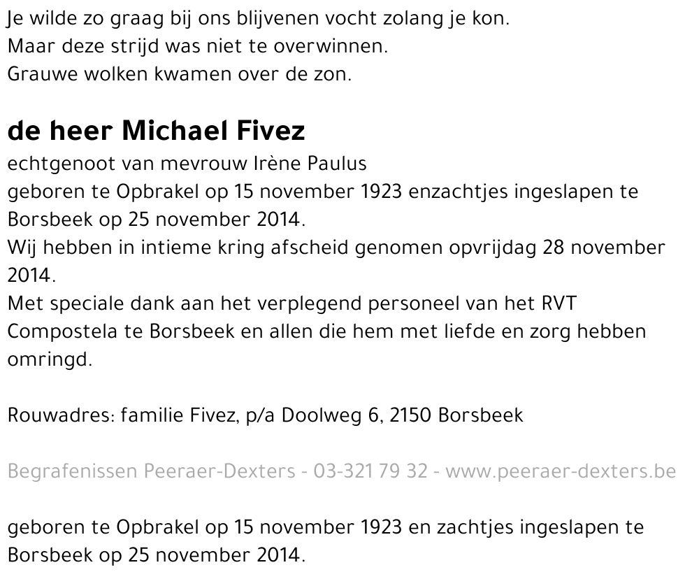 Michael Fivez