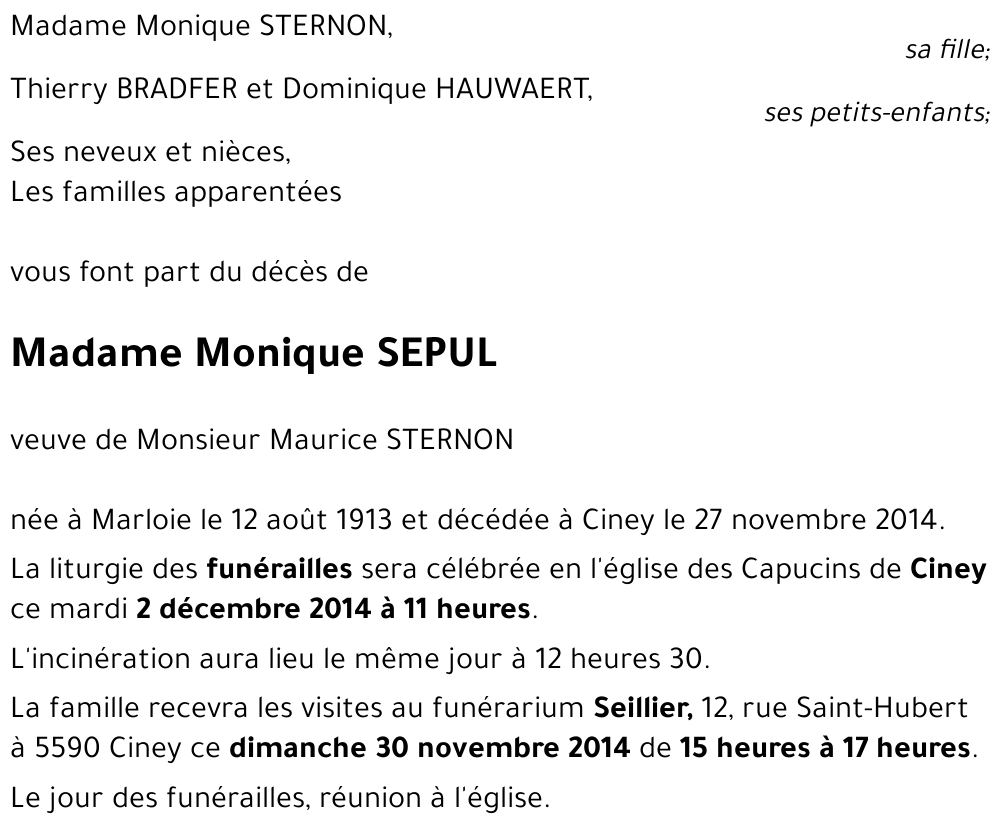 Monique SEPUL