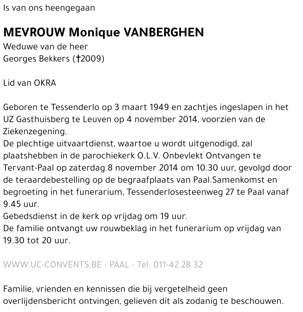 Monique Vanberghen