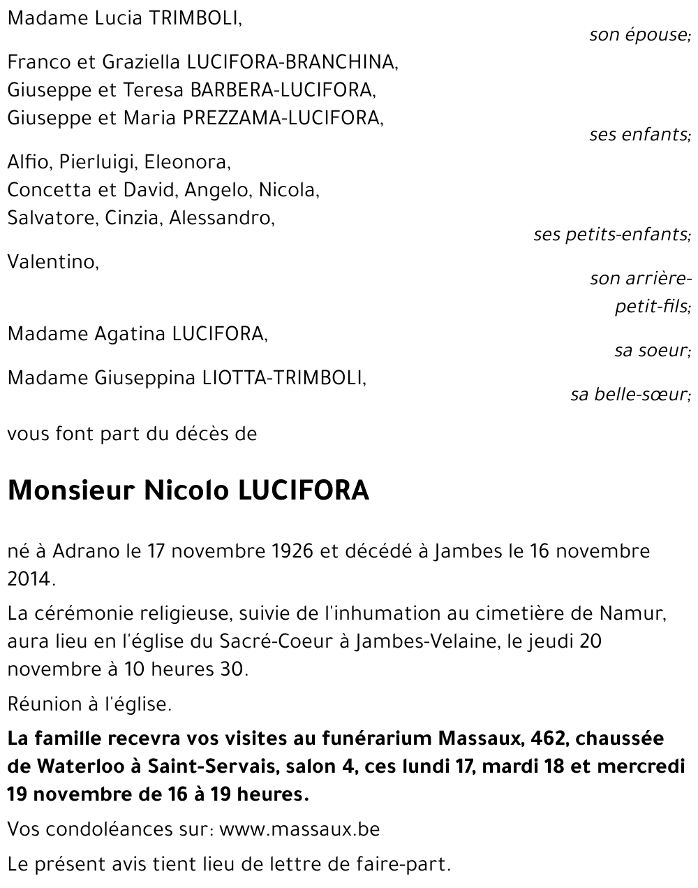 Nicolo LUCIFORA
