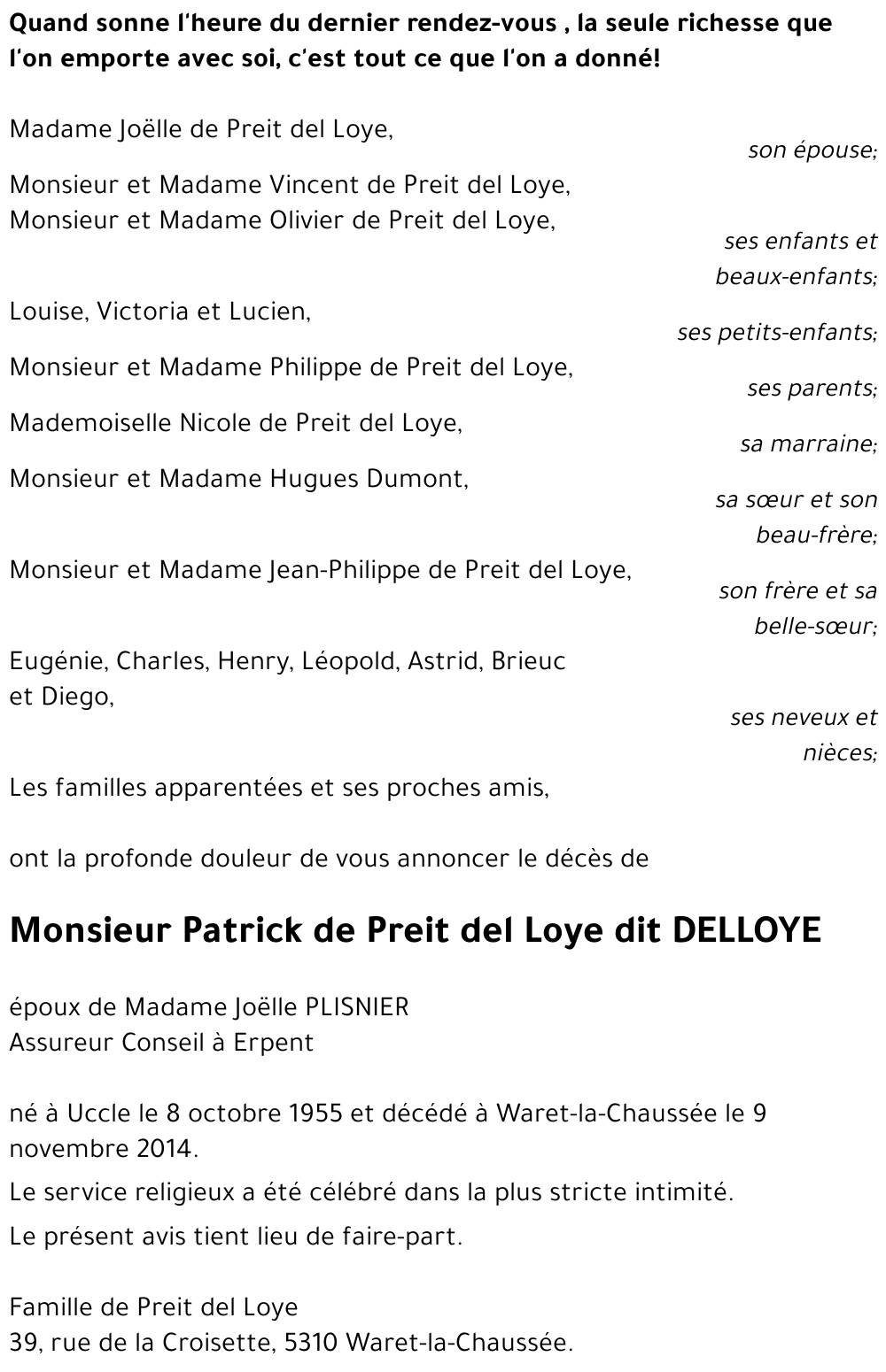 Patrick de Preit del Loye