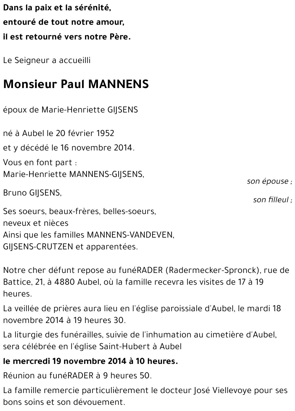 Paul MANNENS