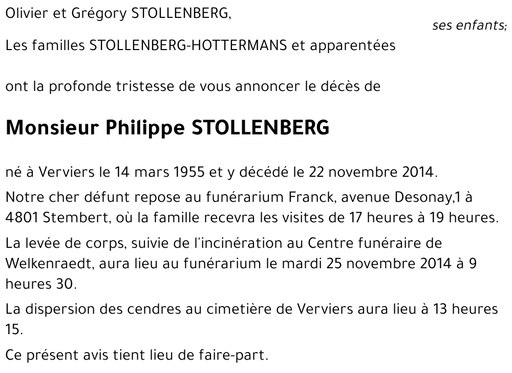 Philippe STOLLENBERG
