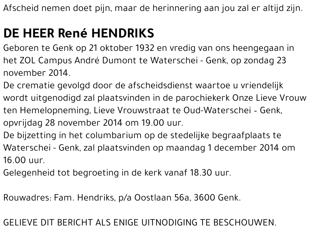 René HENDRIKS