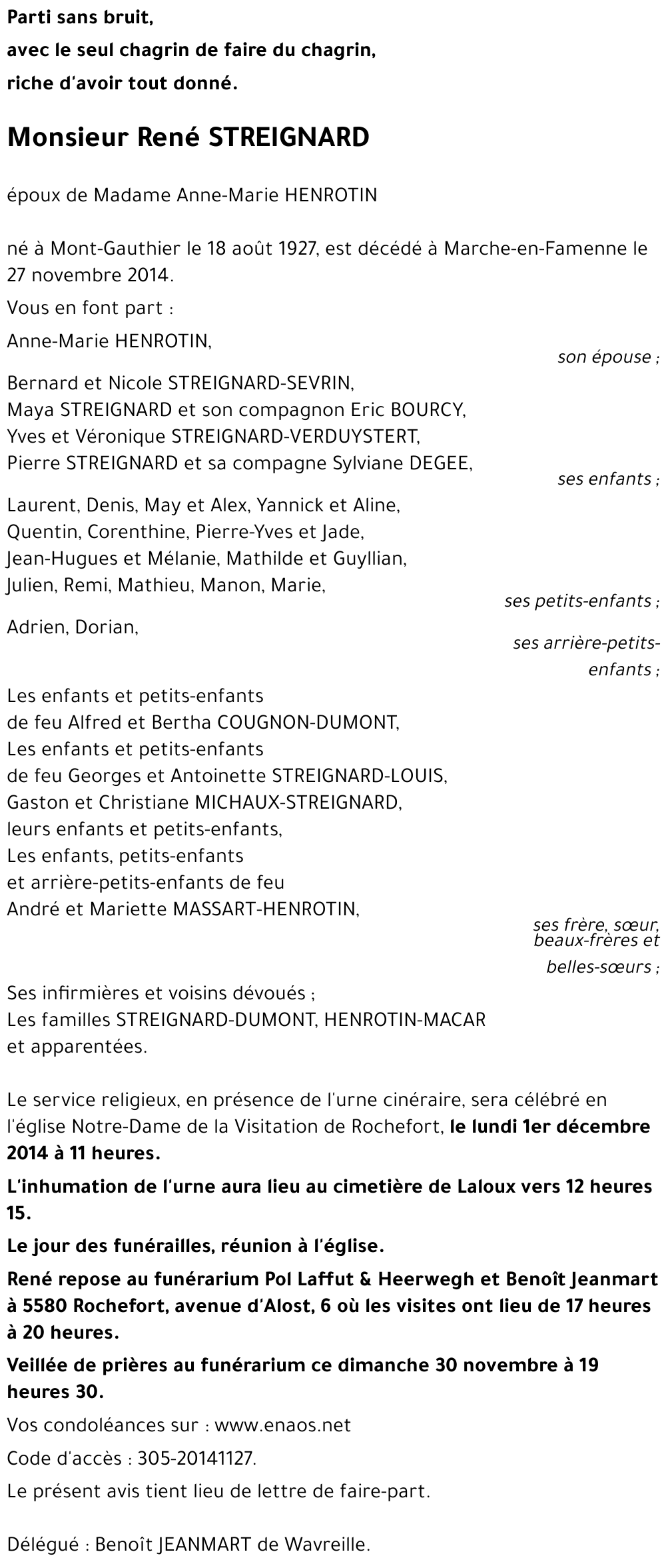 René STREIGNARD