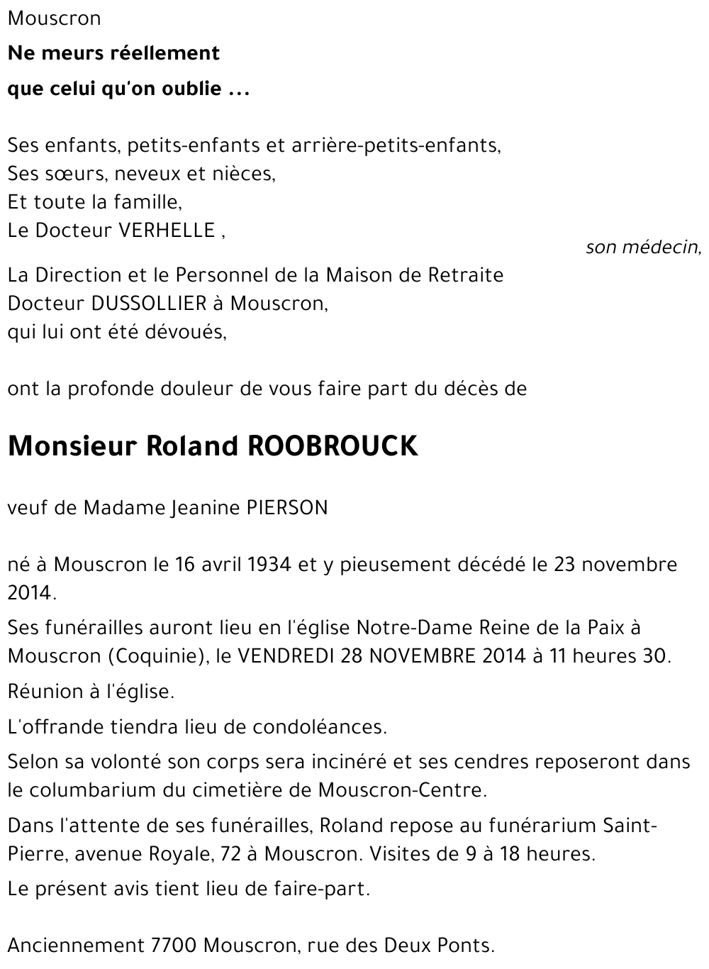 Roland ROOBROUCK