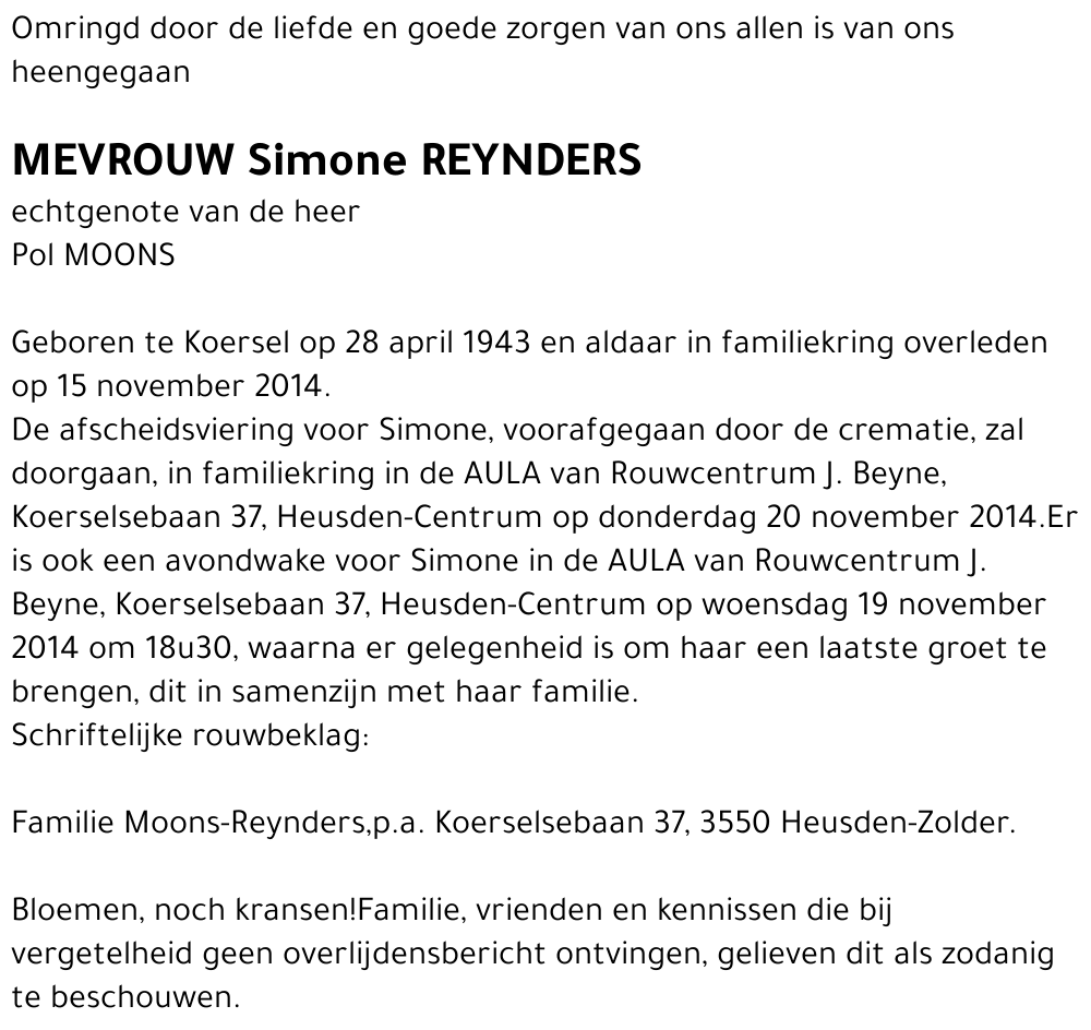 Simone Reynders