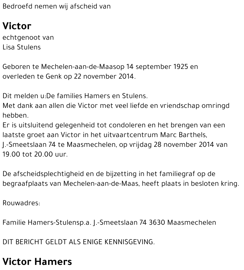 Victor Hamers