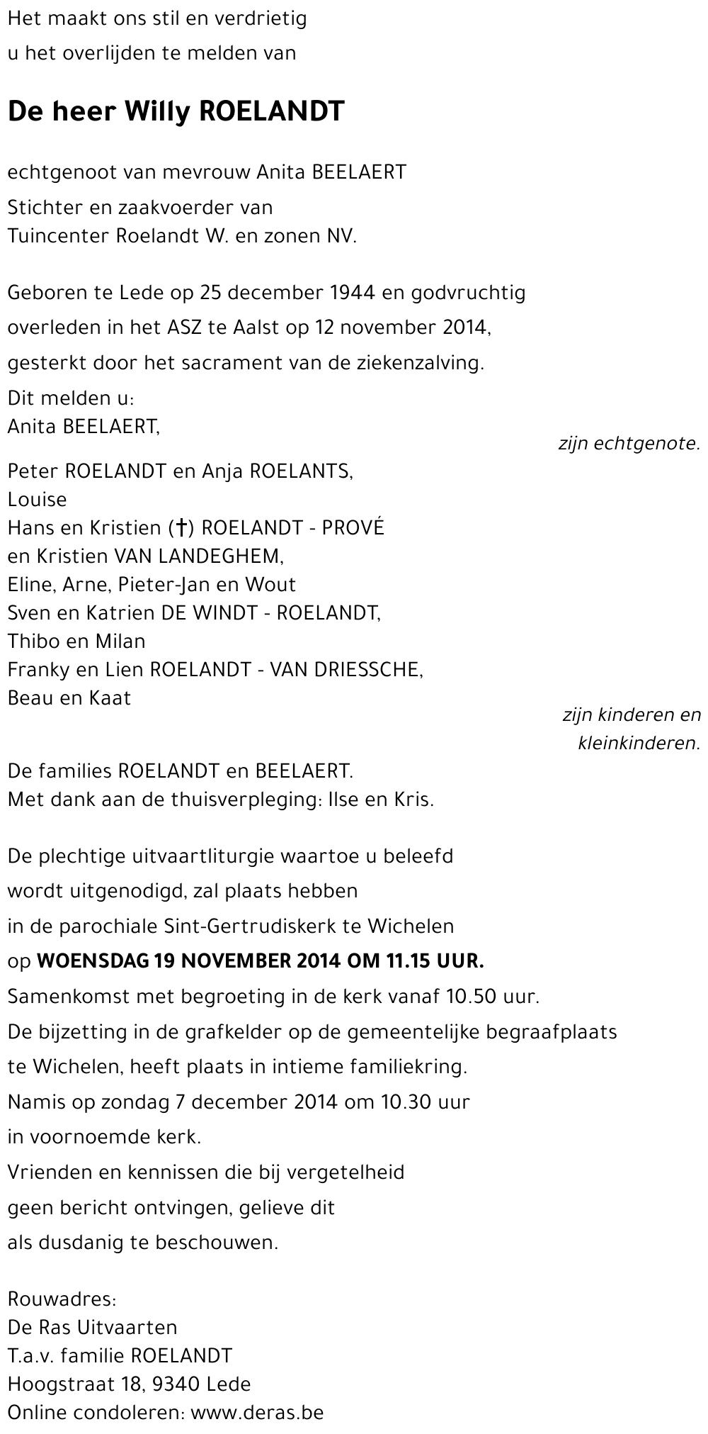 Willy ROELANDT