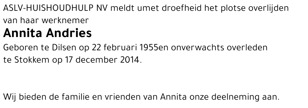 Annita Andries