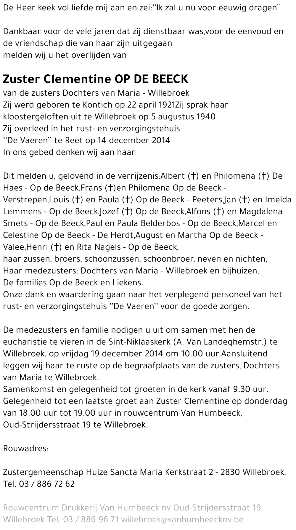 Clementine Op de Beeck