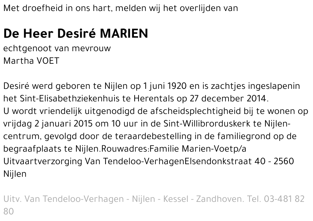 Desiré Marien