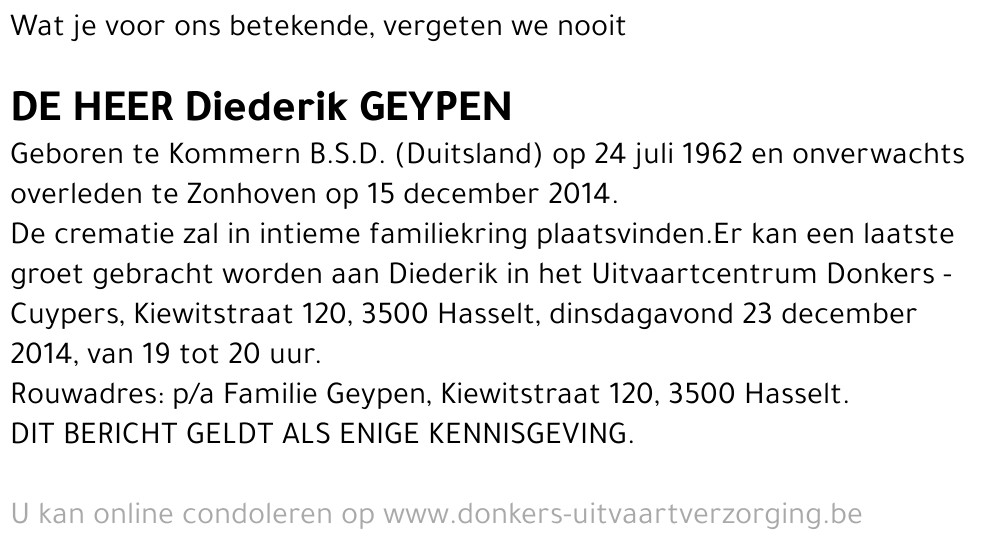 Diederik Geypen