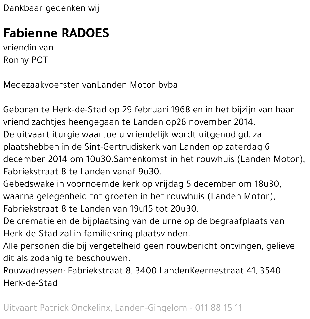Fabienne Radoes