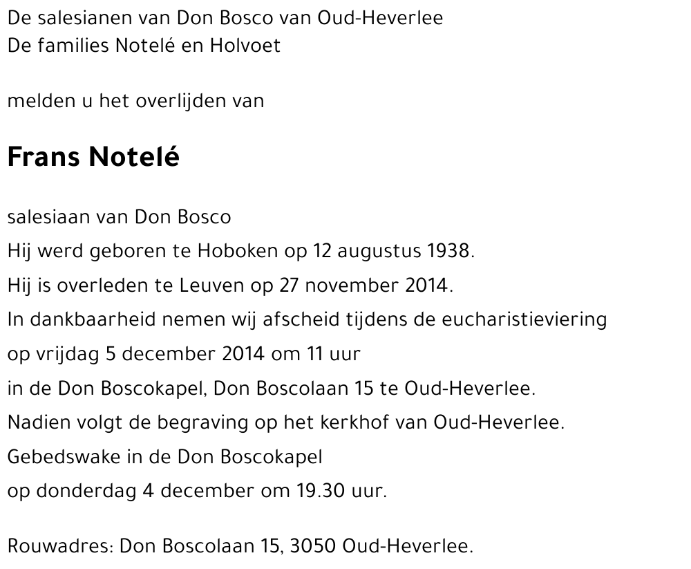 Frans NOTELÉ