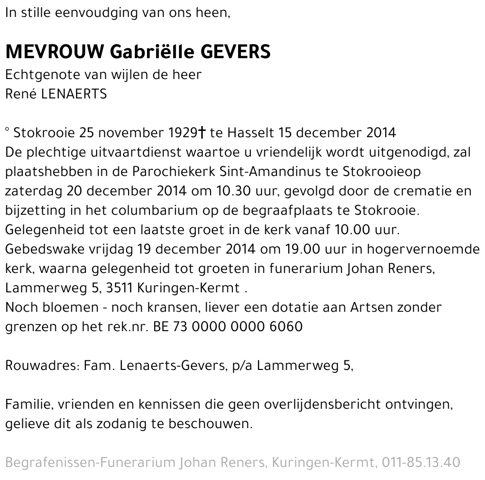 Gabriëlle GEVERS