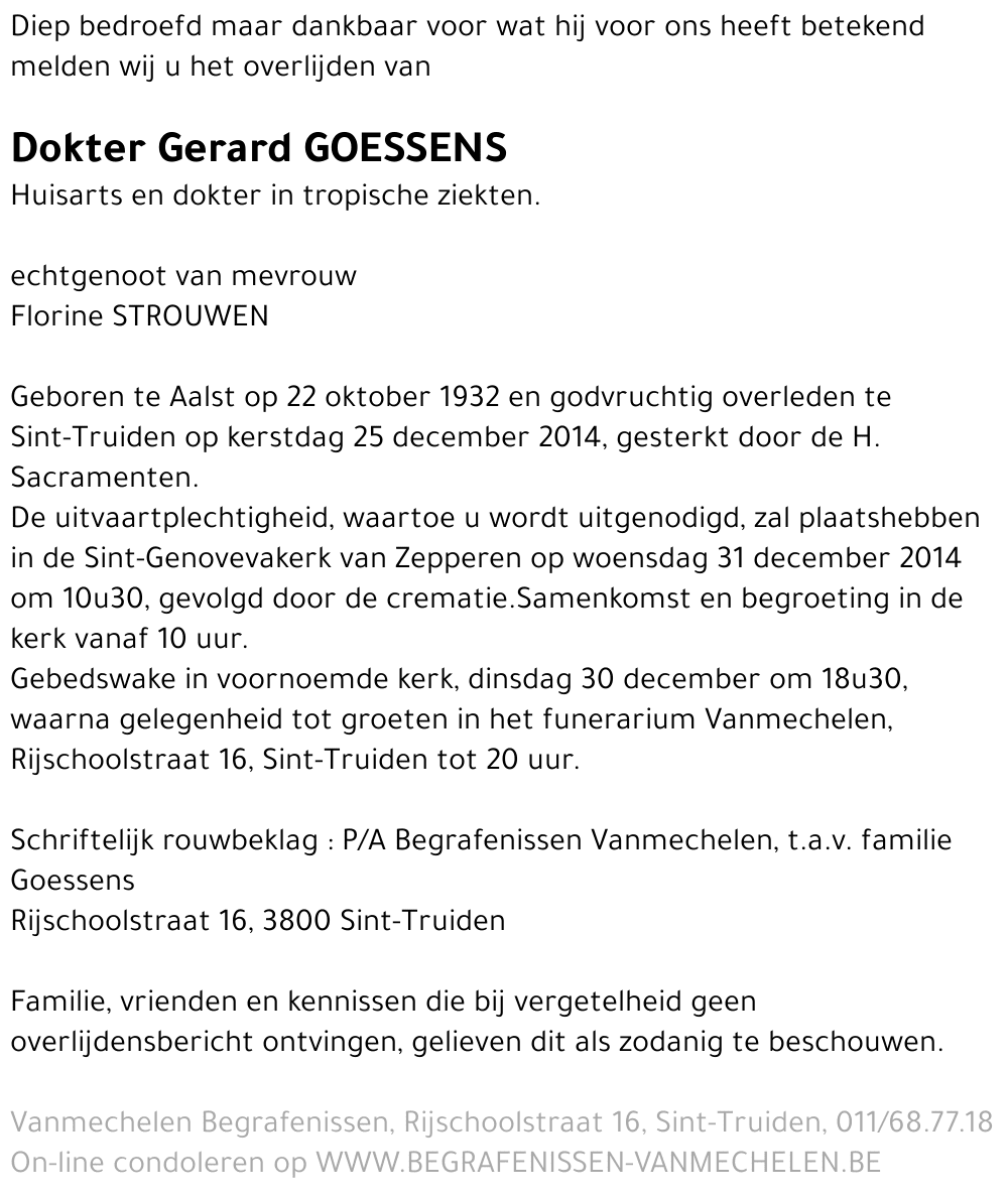 Gerard Goessens