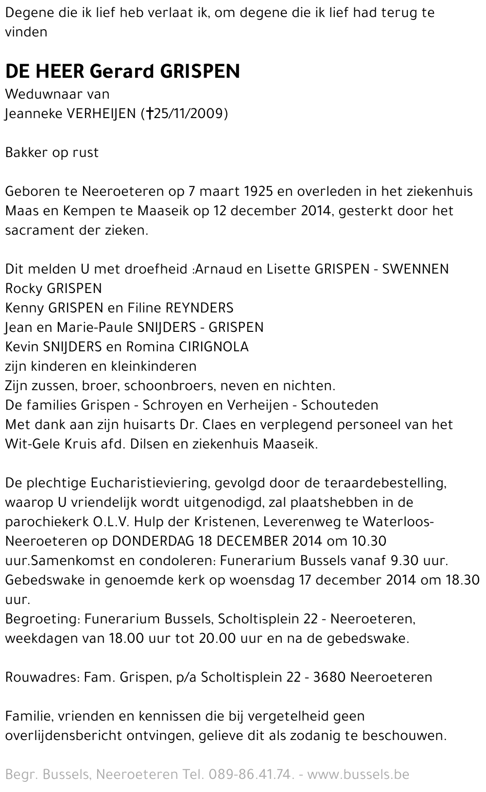 Gerard GRISPEN