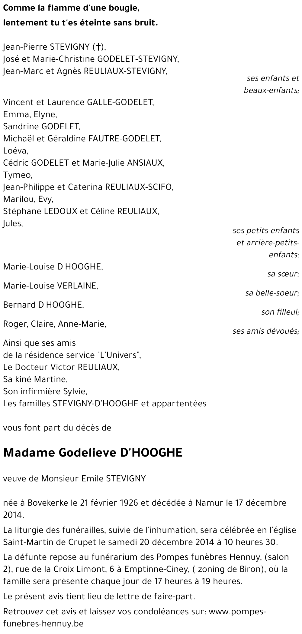 Godelieve D'HOOGHE
