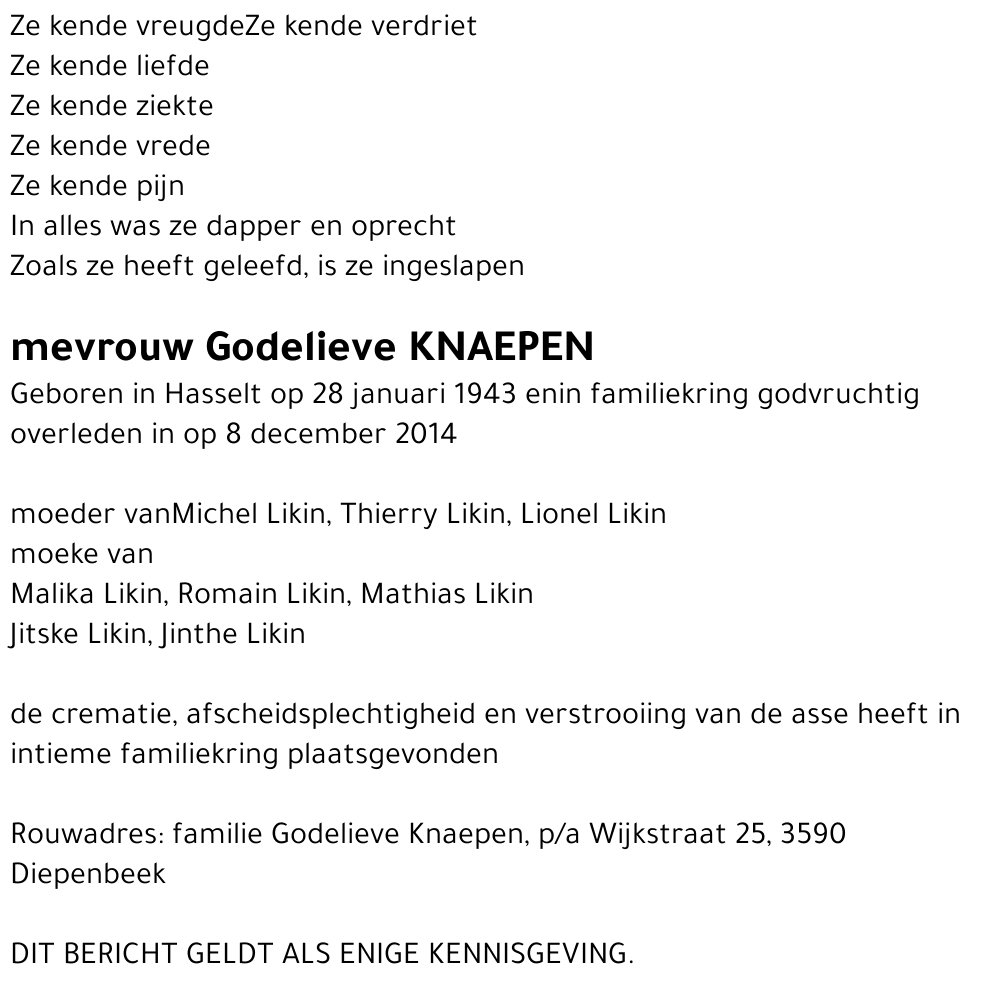 Godelieve Knaepen