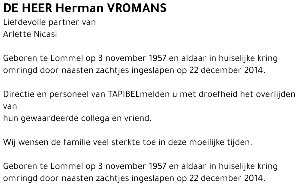 Herman Vromans