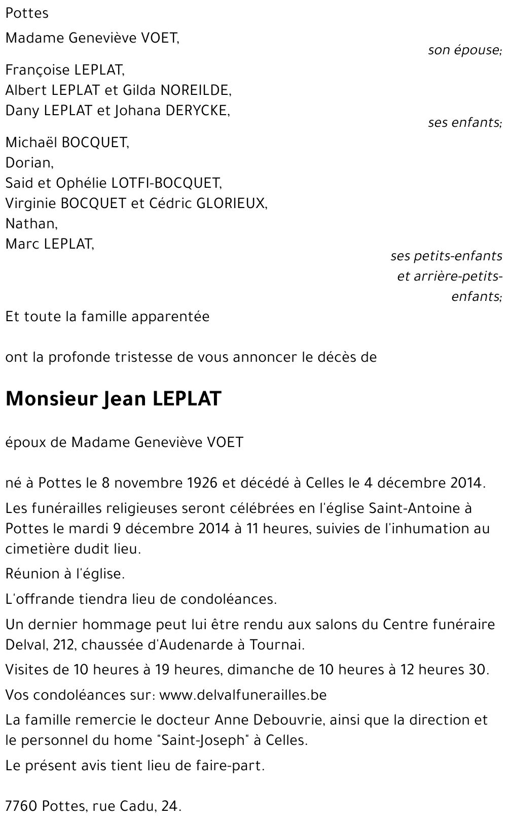 Jean LEPLAT