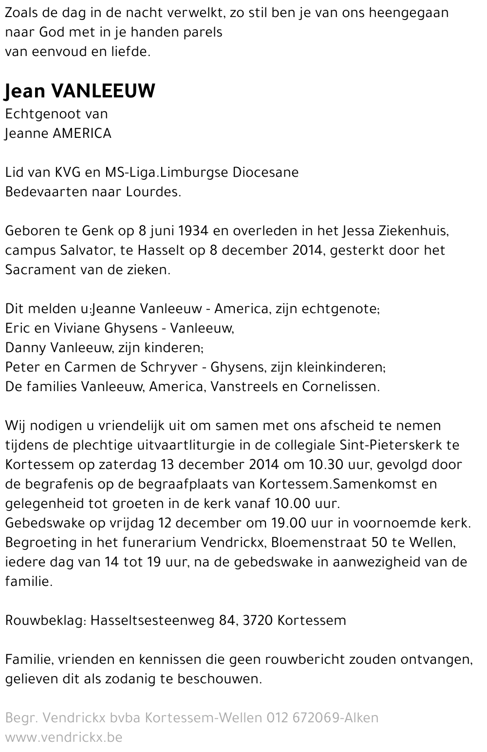 Jean Vanleeuw