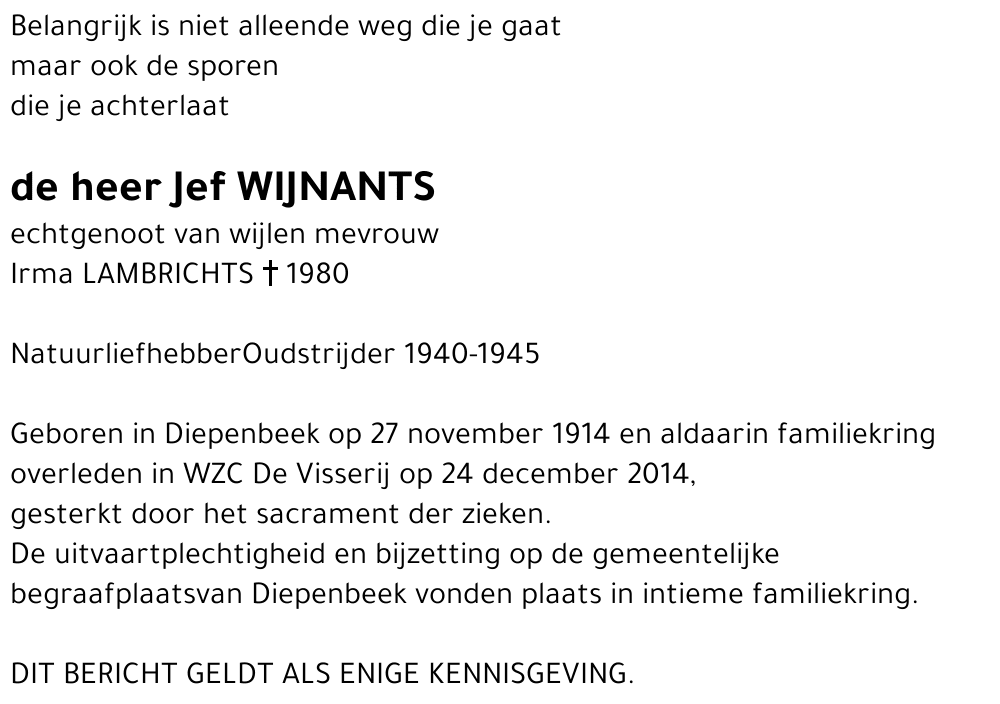 Jef Wijnants