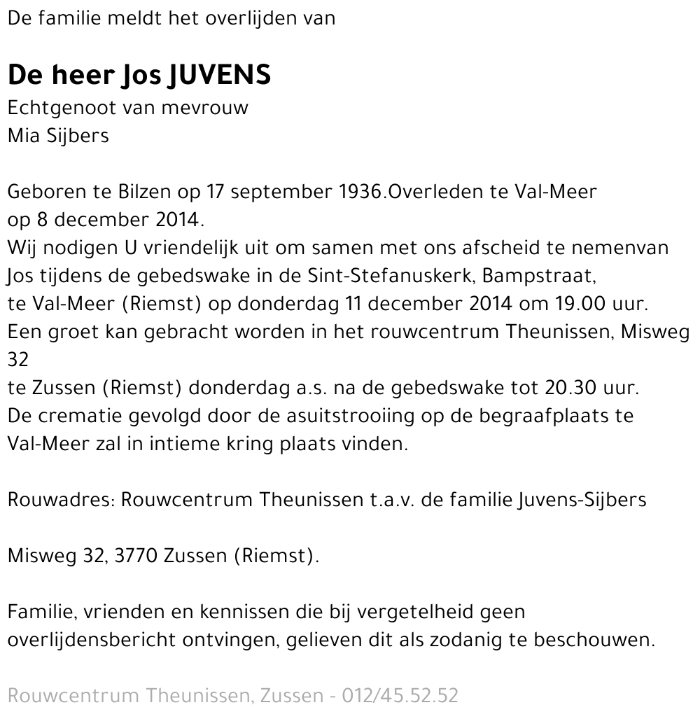 Jos Juvens