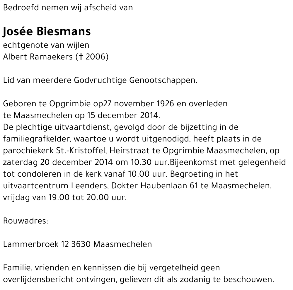 Josée Biesmans