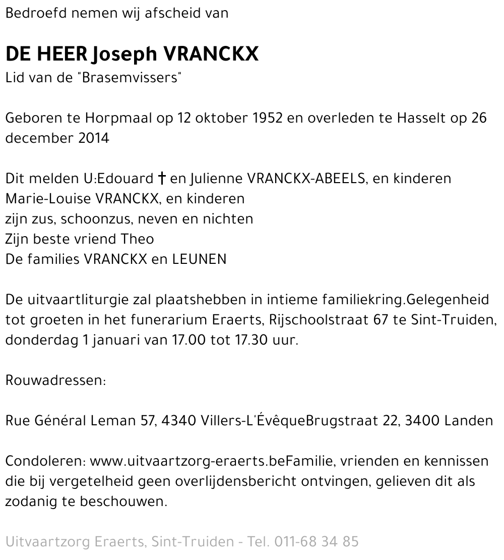 Joseph Vranckx