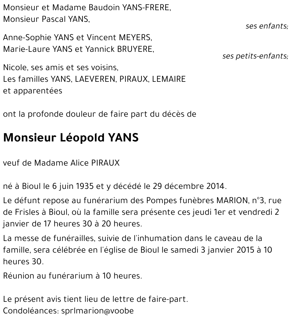 Léopold YANS